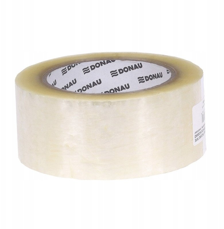 Taśma pakowa DONAU Hot-Melt, 48mm, 120m, 40mikr., transparentna