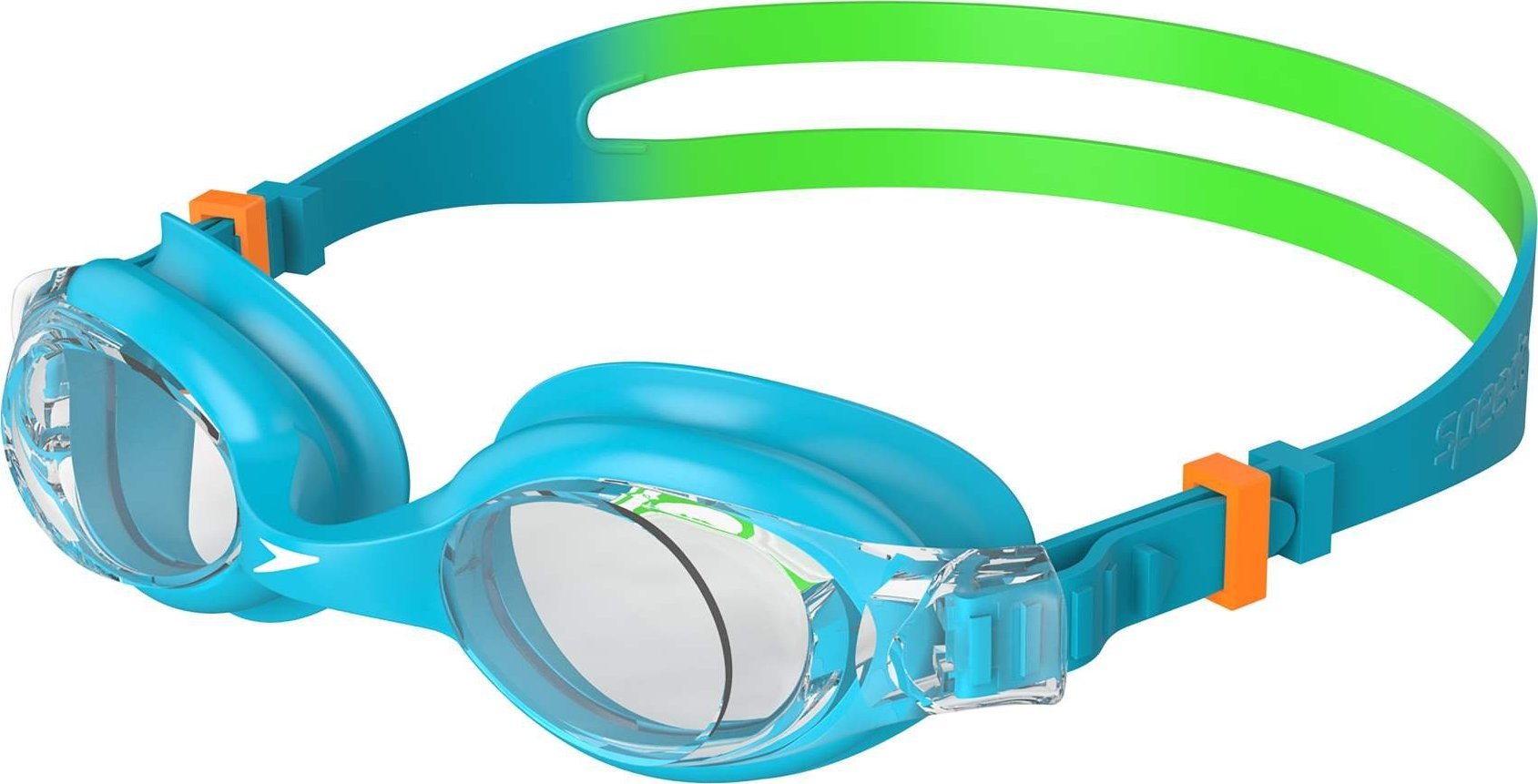 Speedo Okulary Pływackie Dziecięce na Basen Speedo Iuazure Blue Green