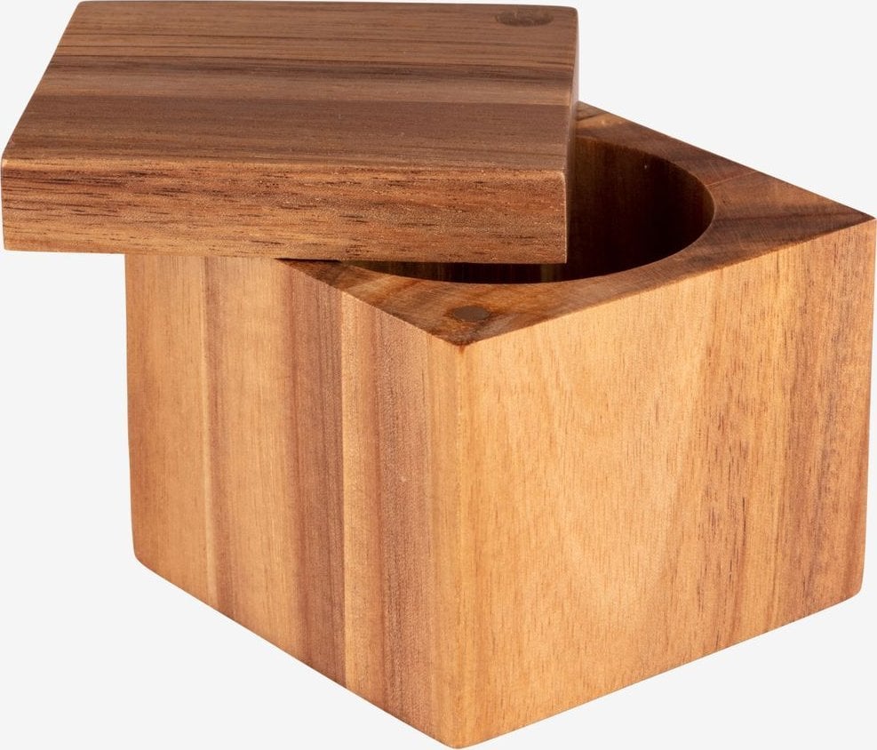 Scandinavian Home Saltkar HOME - H6 W8 D8cm - Acacia - Trä
