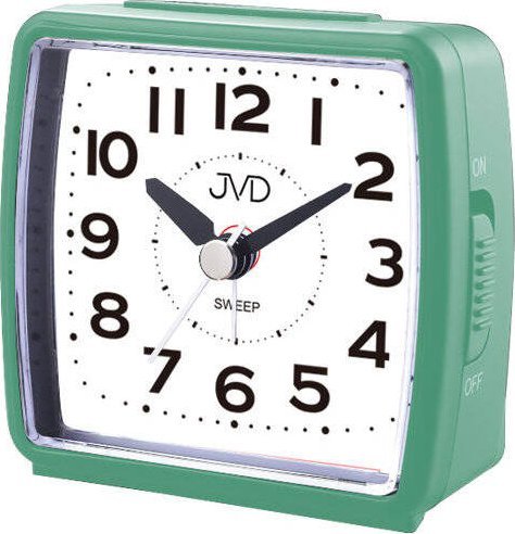 Budzik JVD SRP7602.1 7 cm cichy mechanizm drzemka podświetlenie .