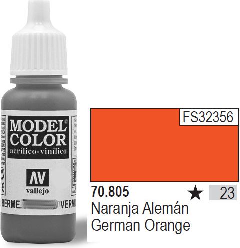 Vallejo Farba Nr23 German Orange 17ml - 70805