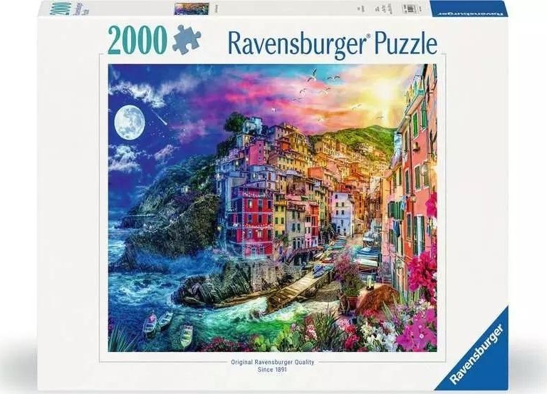 Ravensburger Puzzle 2000 Feria barw w Cinque Terre
