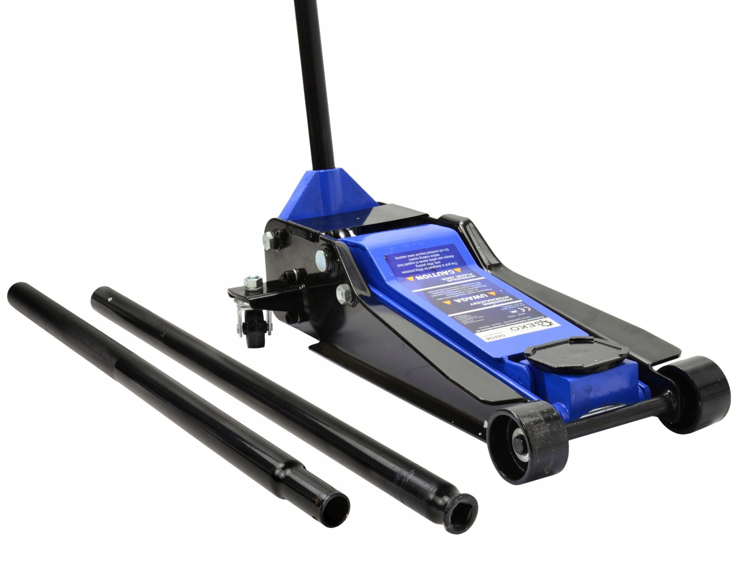 #Podnośnik hydrauliczny niskoprofilowy 3,5T GEKO PREMIUM 95-550mm 44kg (1)