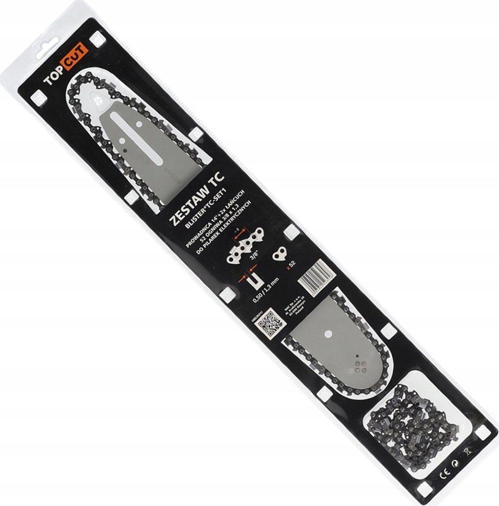 Prowadnica 14" + 2x Łańcuch 52 ogniwa - 3/8 x 1,3 TOP CUT