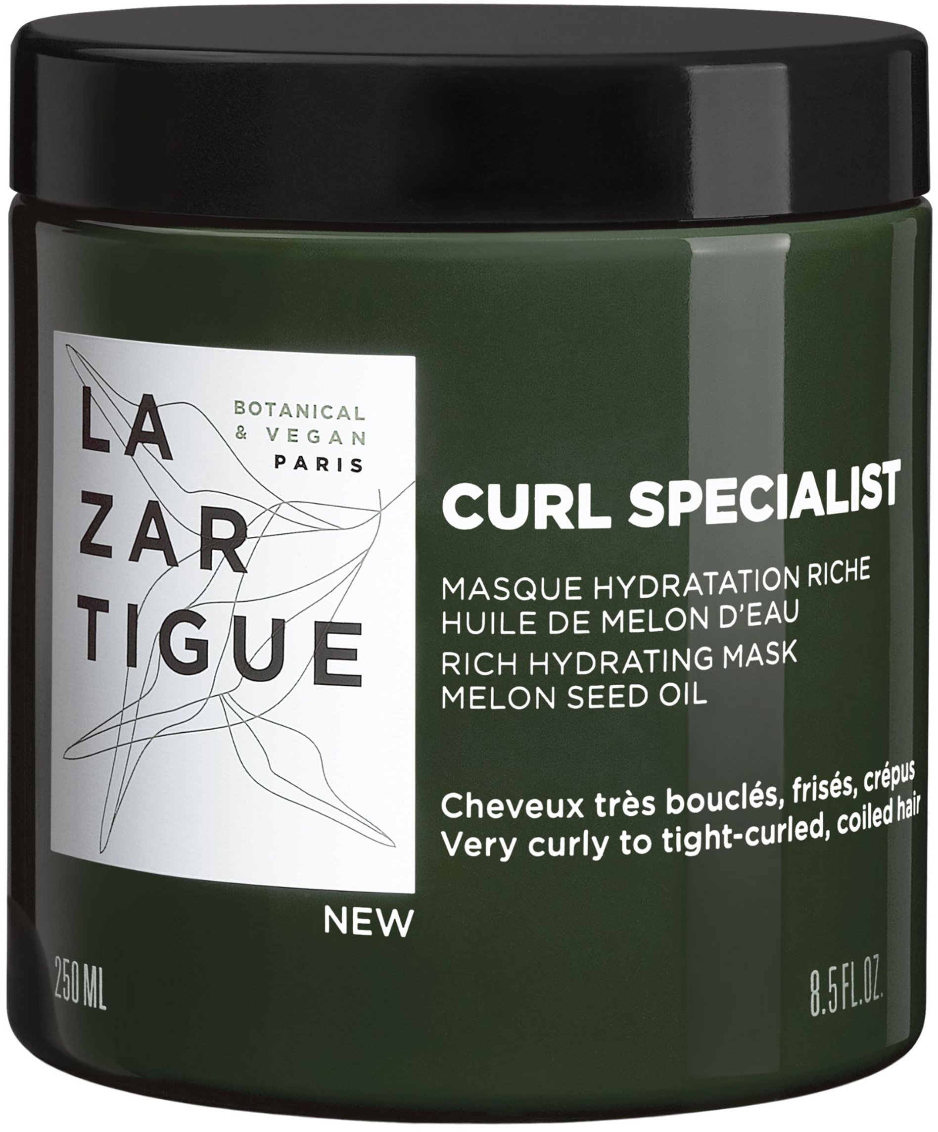 Lazartigue, Curl Specialist, Hair Treatment Cream Mask, Hydration, 250 ml For Women