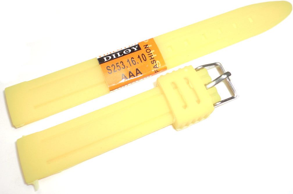 Diloy Silikonowy pasek do zegarka 16 mm Diloy S253.16.10