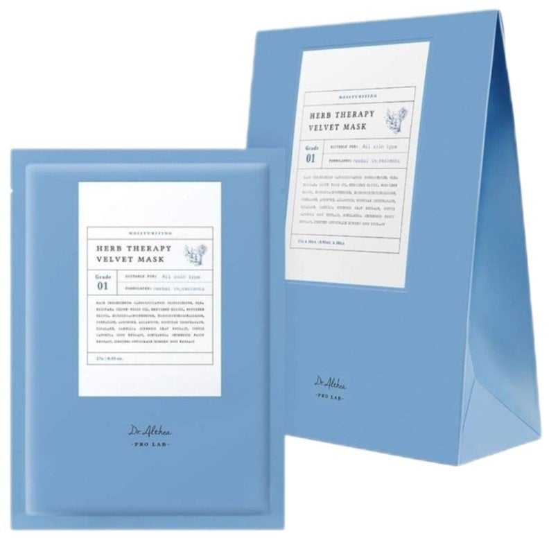 DR. ALTHEA_Pro Lab Herb Therapy Velvet Mask maseczka do twarzy w płachcie 27g x 10szt
