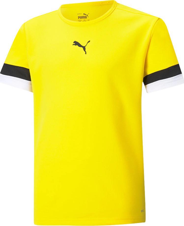 Puma Koszulka dla dzieci Puma teamRISE Jersey Jr żółta 704938 07 : Rozmiar - 128