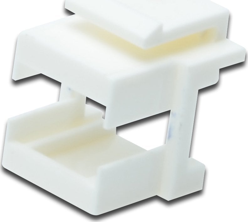 Digitus DIGITUS LC Keystone Rahmen für Patchpanel Weiß