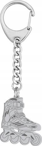 Radziszewska Jewellery Brelok do Kluczy Rolki Łyżworolki 925 Prezent Biżuteria GRAWER GRATIS