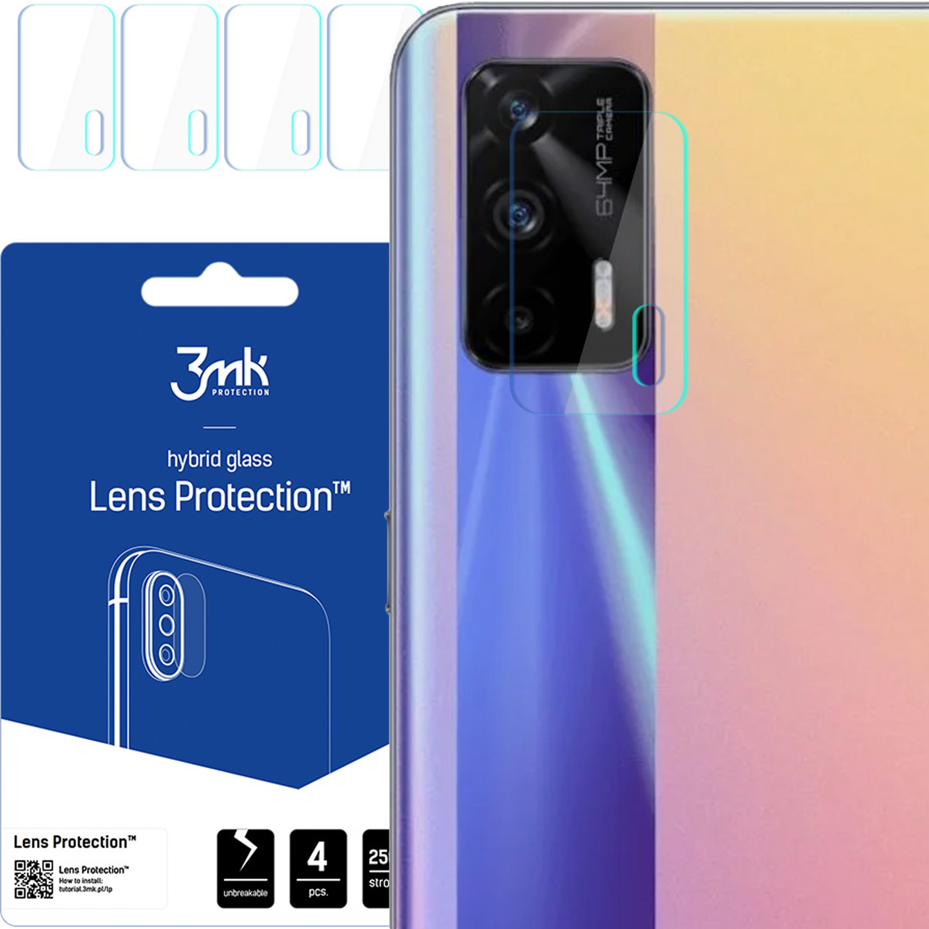 REALME GT NEO 5G - 3MK LENS PROTECTION