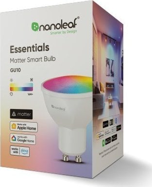Nanoleaf Nanoleaf Essentials Smart GU10 Bulb Matter 5W 400Lm RGBCW | GU10 | 5 W | RGBCW | Bluetooth, Thread