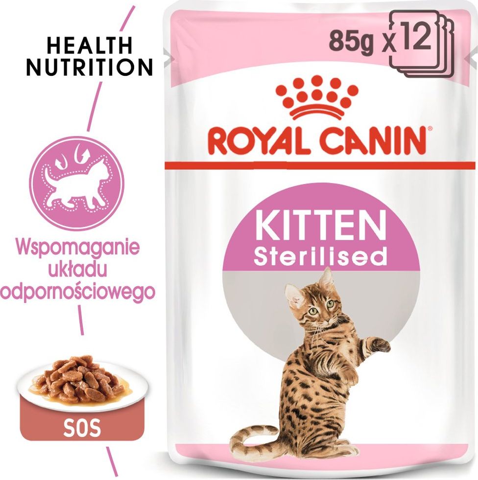 Royal Canin Karma FHN Kitten Sterilised sos 12x85g