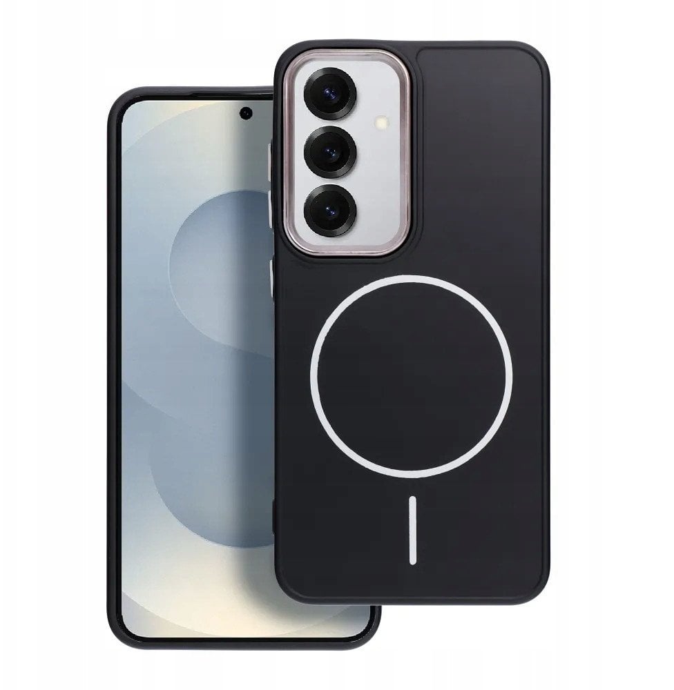 Futerał FRAME MAG COVER kompatybilny z MagSafe do SAMSUNG S25 FE czarny