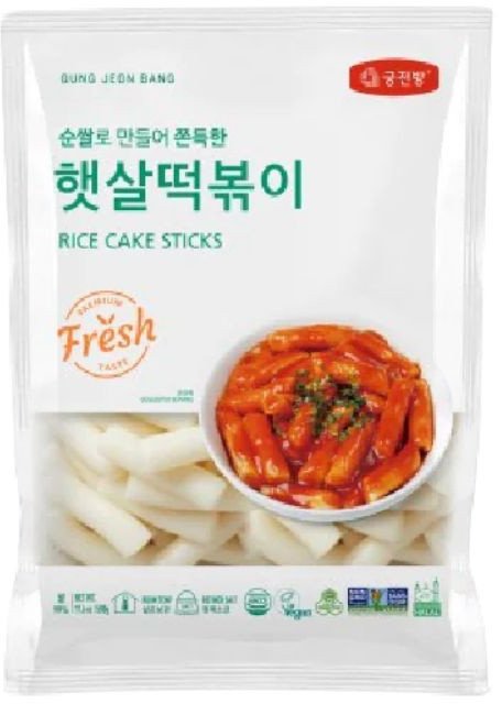 Koreańskie tteokbokki kluski ryżowe topokki rice cake w słupkach azja 500g