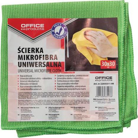 Office Products Ścierka uniwersalna mikrofibra 30x30cm
