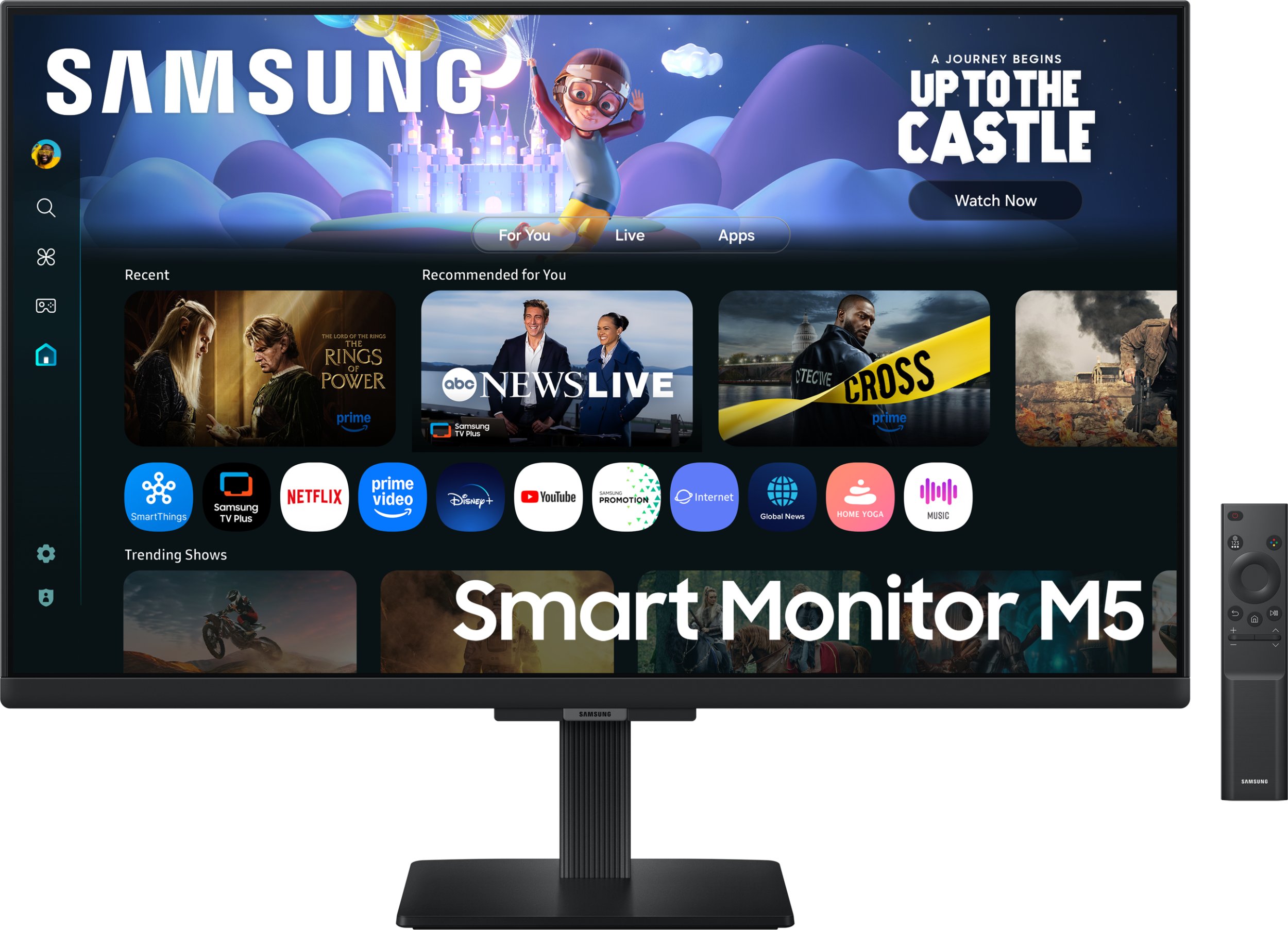Samsung M5 M50F monitor komputerowy 68,6 cm (27") 1920 x 1080 px Full HD LCD Czarny