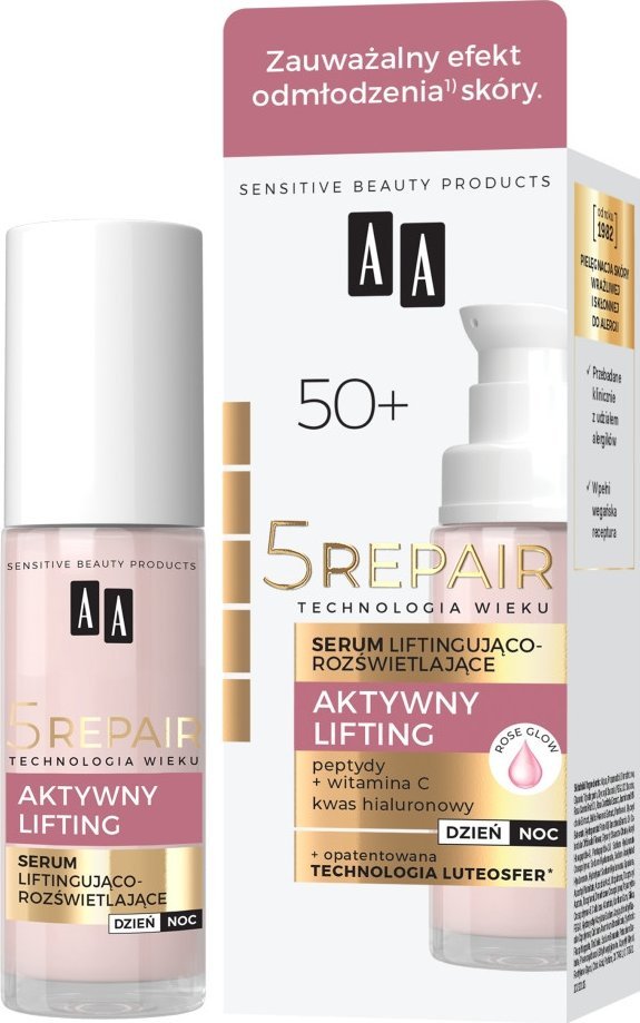 AA Technologia Wieku 50+ serum liftingująco-rozświetlające 30ml