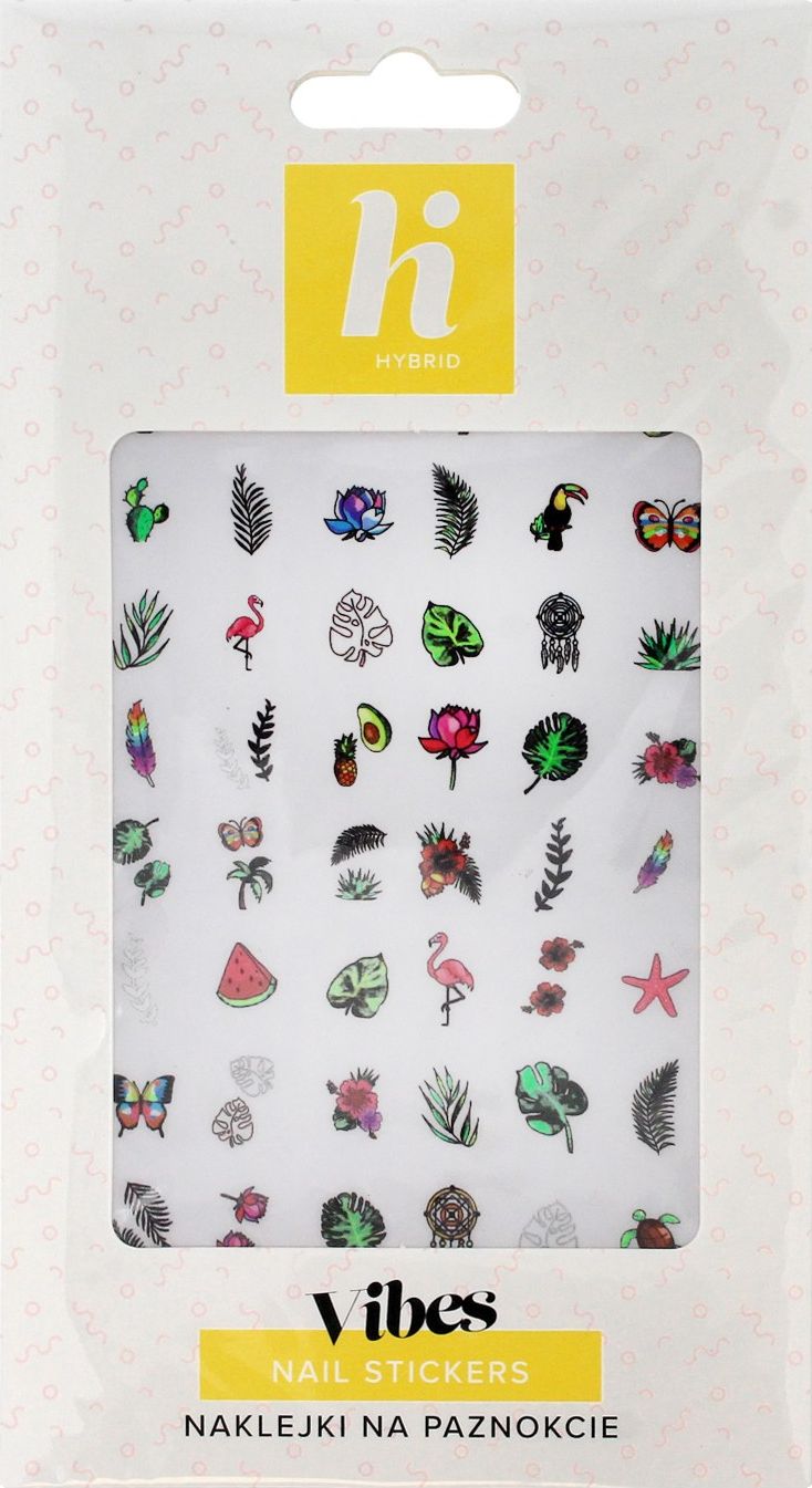 Hi Hybrid Naklejki na paznokcie Vibes 1szt