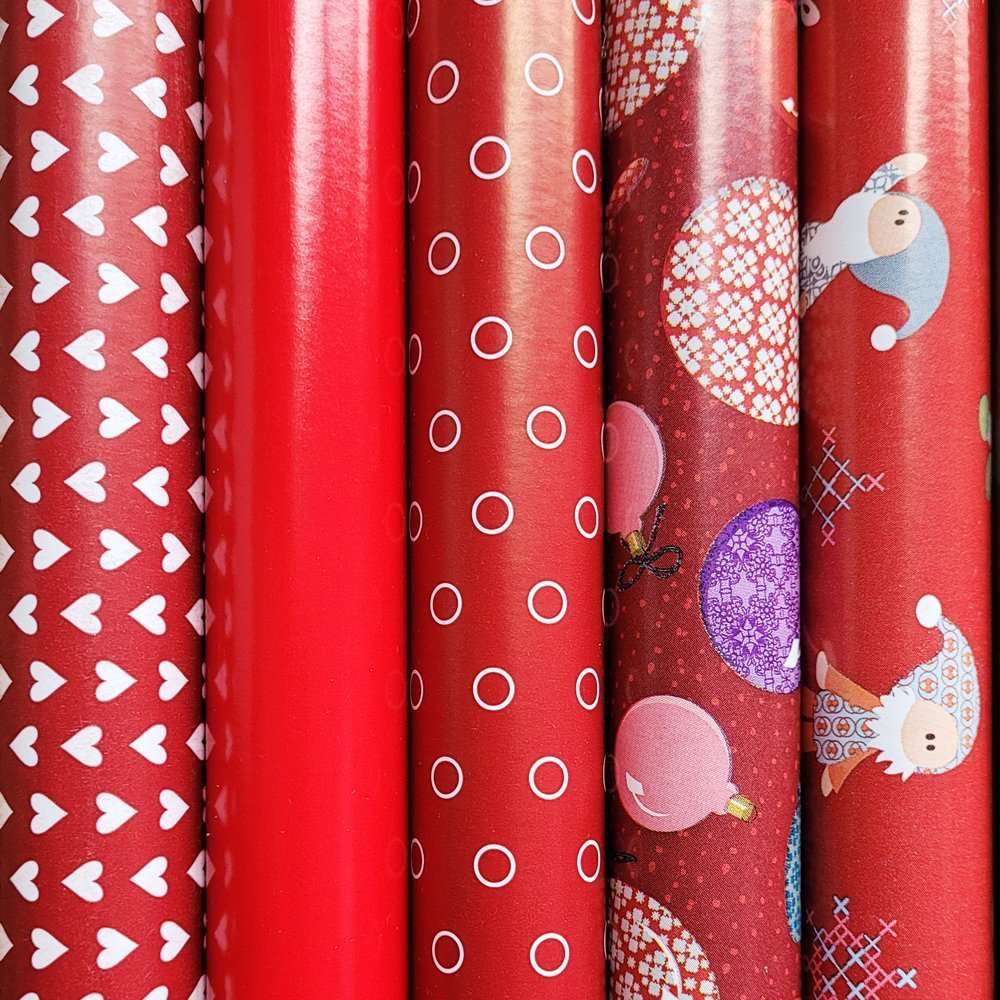 Papier mikołaje do prezentów prezentowy 57cmx10m ZST26