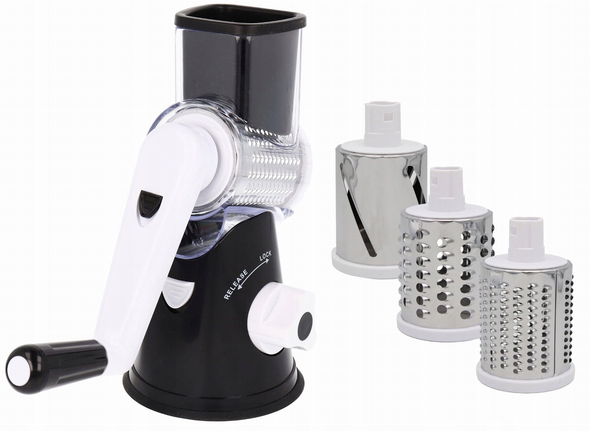 MASZYNKA DO TARCIA WARZYW, SERA I BAKALII 3W1 BĘBNOWA BRUNBESTE BB-3753