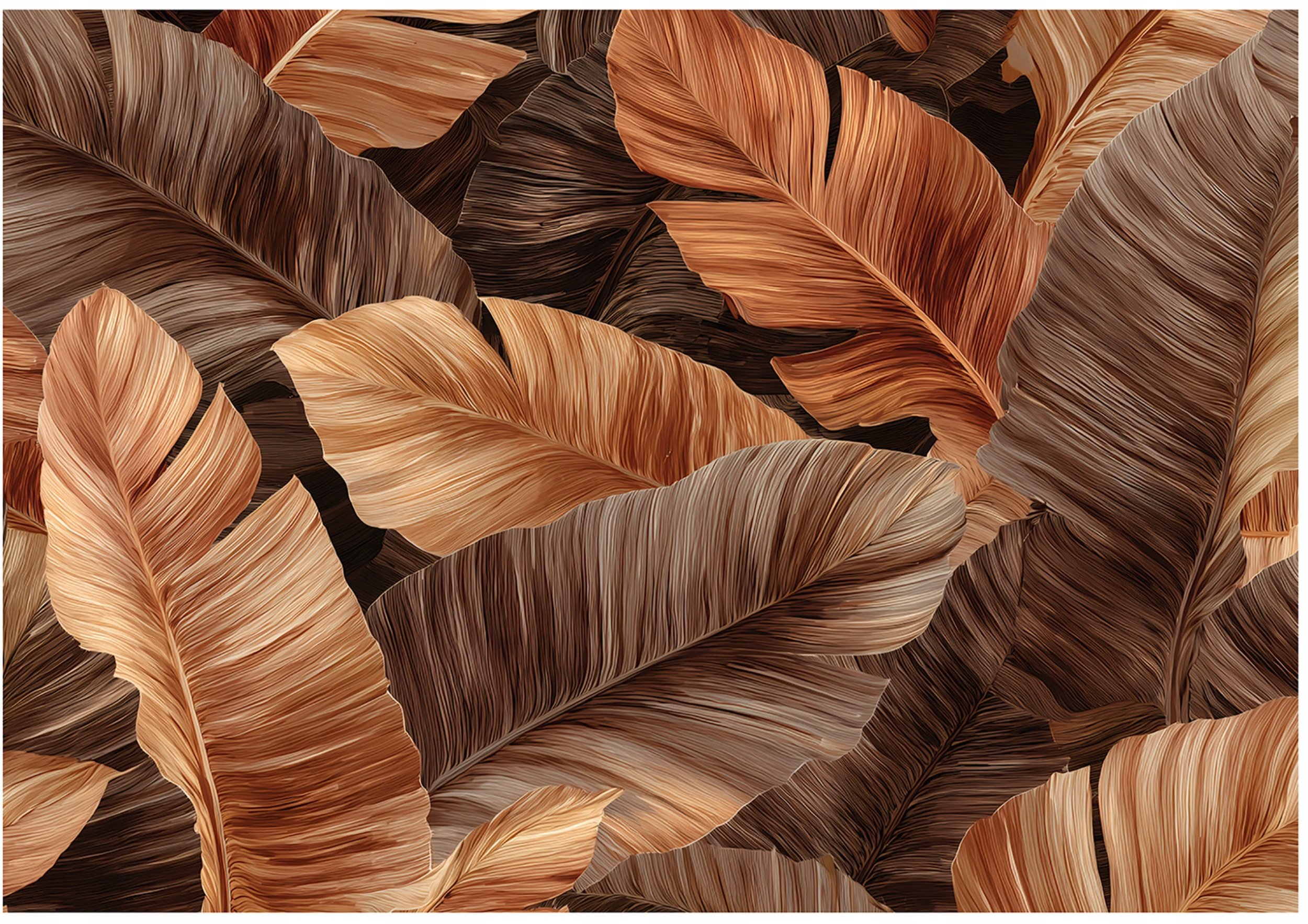 Fototapeta Na Flizelinie Liście Abstrakcja Do Sypialni Salonu 300x210