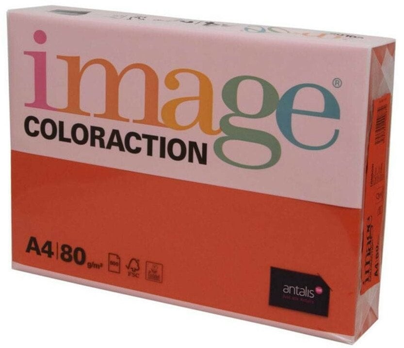 Kopipapir Image Coloraction A4 80g London Dark red 500ark/pkt