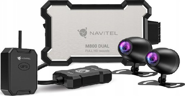Wideorejestrator Navitel Wideorejestrator motocyklowy NAVITEL M800 DUAL
