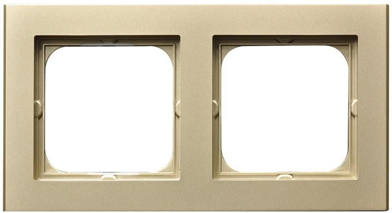 Ospel Ramka podwójna Sonata szampański złoty (R-2R/39)