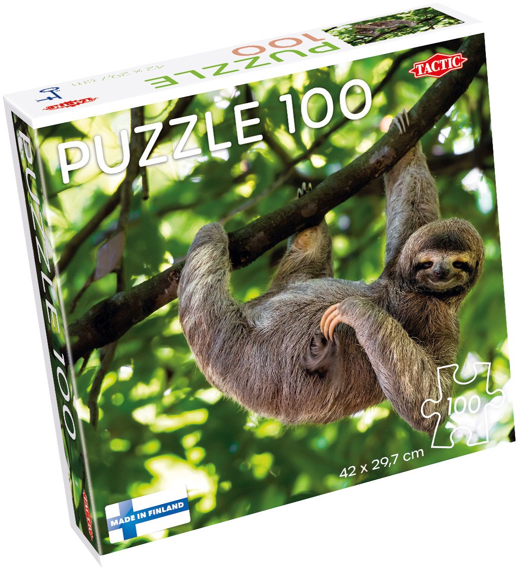Puzzle 100 Sloth Hanging on Tree