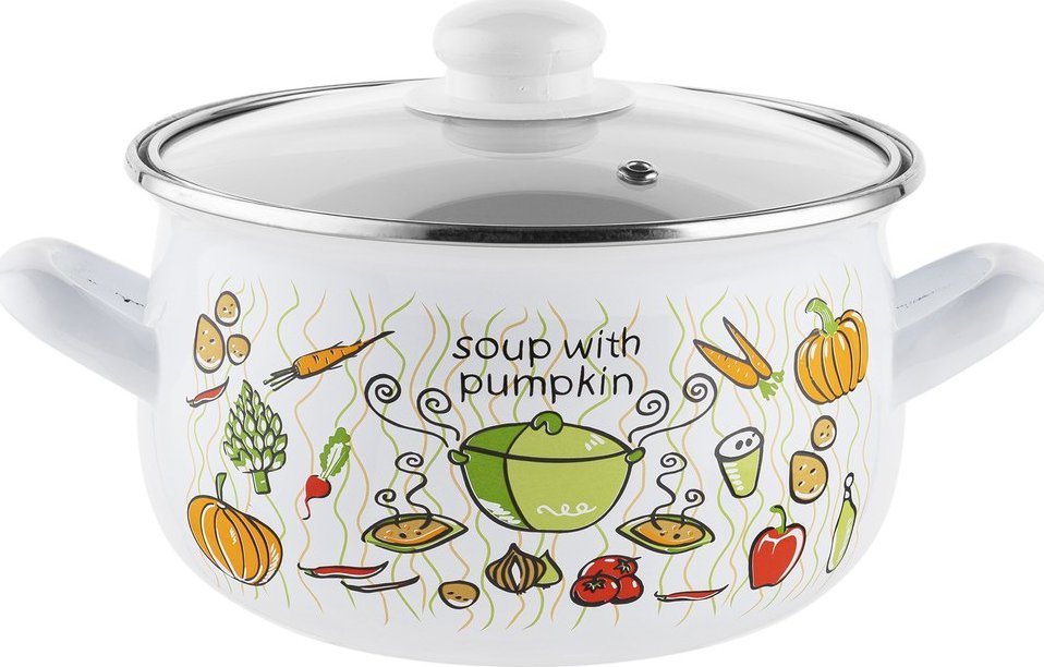 Emalia Pleszew Garnek emaliowany Emalia Polska Pleszew Lumino 16 cm 2,2 l