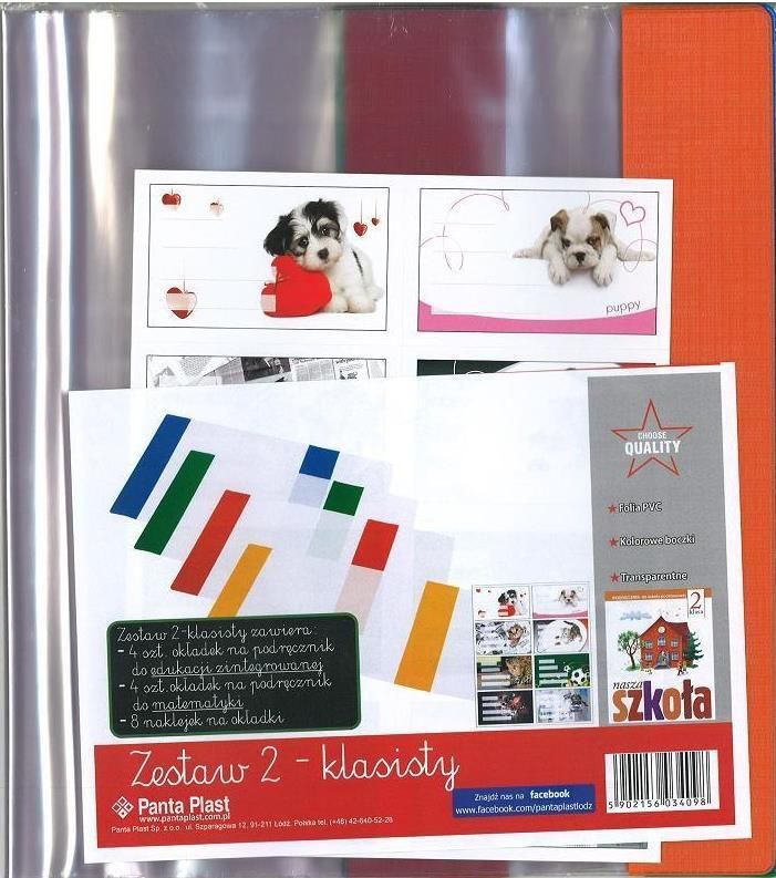 Panta Plast Okładki zestaw 2-klasisty - 196082