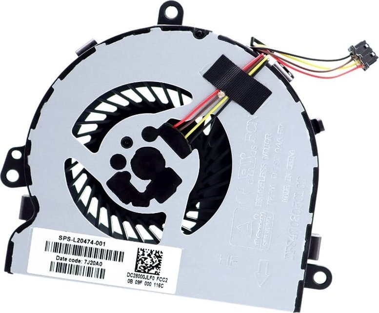 Pamięć do laptopa HP HP L20474-001 części zamienne do notatników Wentylator