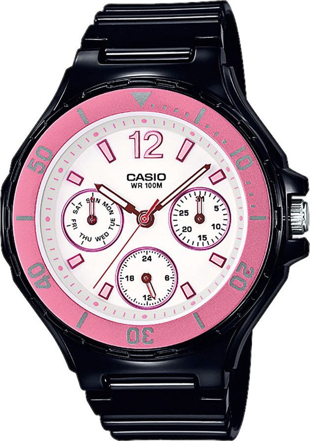 Casio Czarny Różowy LRW-250H-1A3VEF