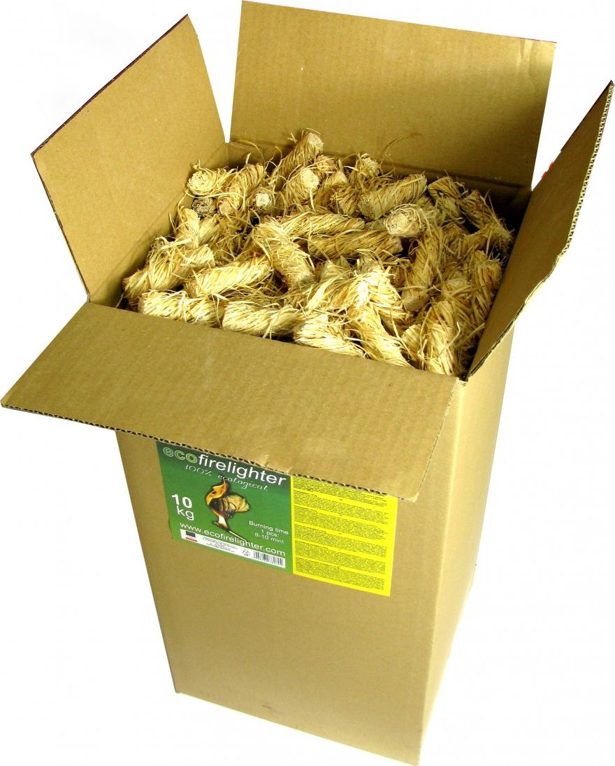 Feniks Eko Rozpałka 10 kg - ok. 1000 Szt. Ekonomiczne Opakowanie do grilla, pieca, kominka