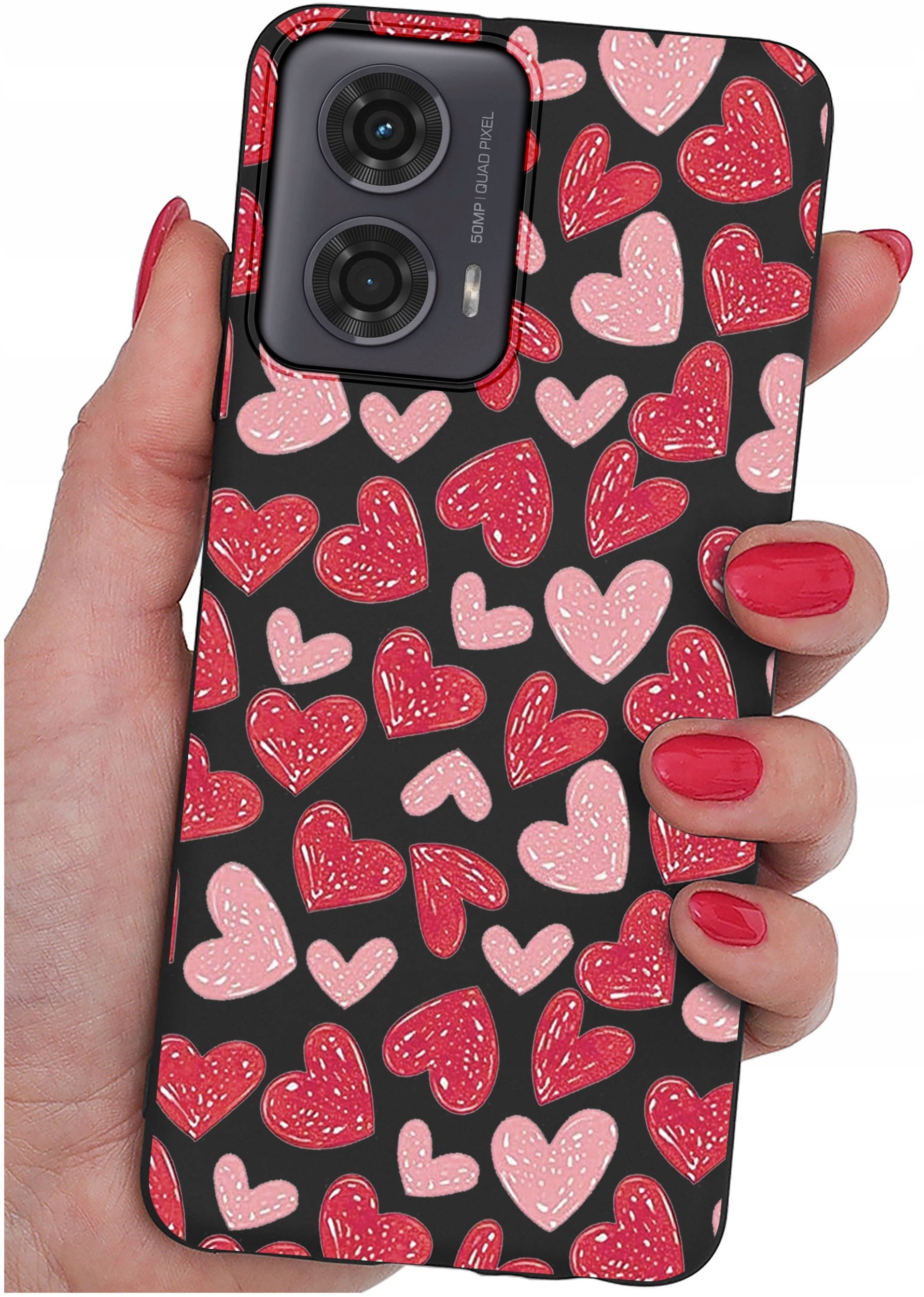 krainaGSM Etui do Motorola Moto G24 |G24 POWER |G04 |E14 WZORY SILIKONOWE MATT SZKŁO