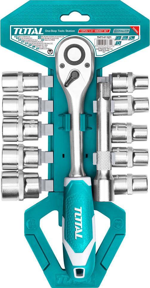 Zestaw narzędzi Total 1/2" 12 el.