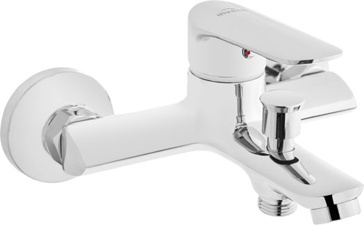 Bateria wannowa Invena Esla ścienne chrom (BW-94-001)