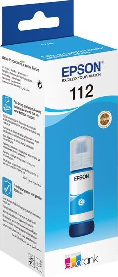 Tusz Epson Tusz Ink/112 EcoTank Pigment Cyan Bottle