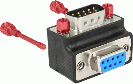 Delock DB-9 - DB-9, Czarny (65595)