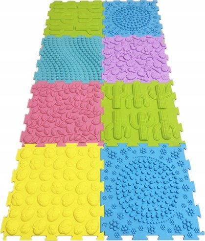 Mata antypoślizgowa puzzle sensoryczne mata podłogowa do zabawy dla dzieci