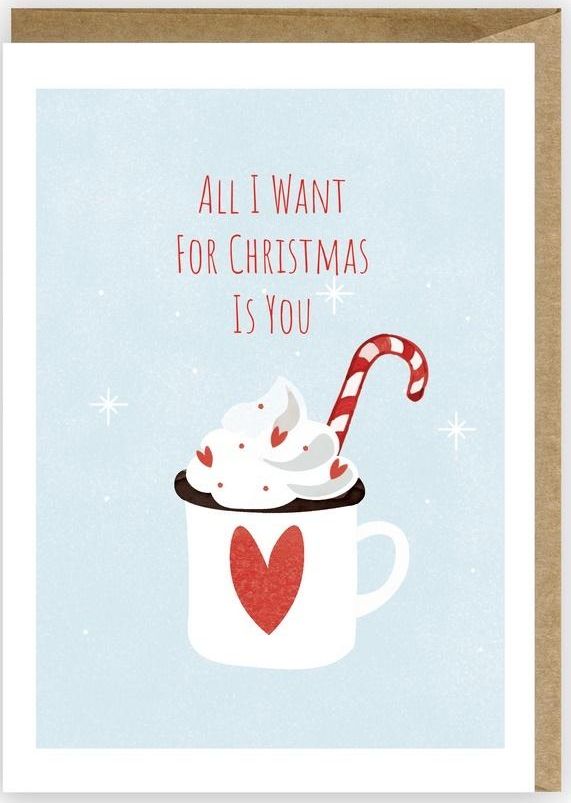 Cardie Kartka Boże Narodzenie All I want... eko K069