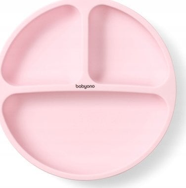 BabyOno 1482/02 TALERZ SILIKONOWY Z PRZYSSAWKĄ NIEBIESKI