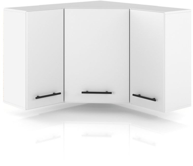Szafka Kuchenna Wisząca Narożna Modułowa 90x90cm Spremium Biały Mat