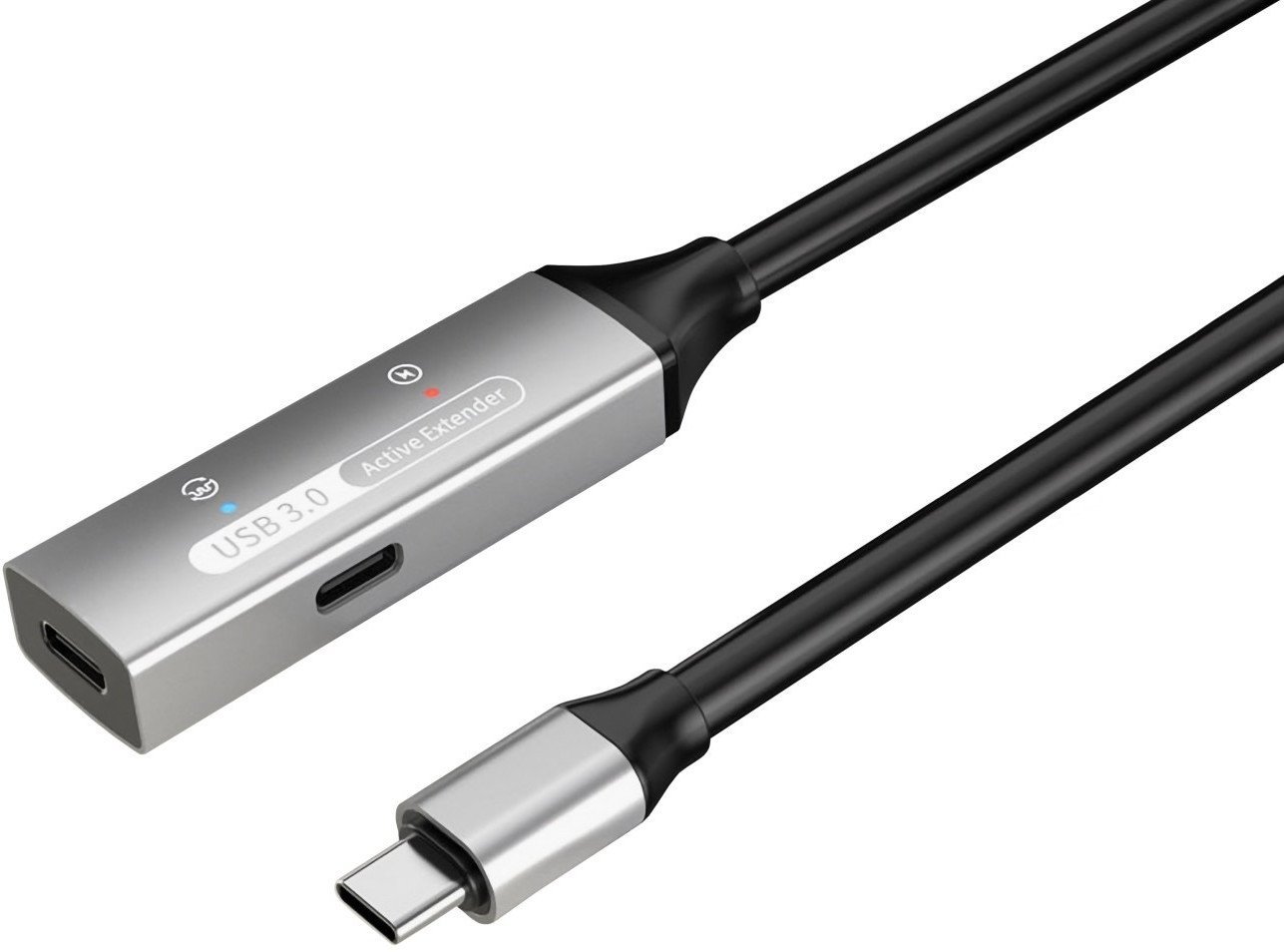 PREMIUMCORD USB-C repeater a prodlužovací kabel Male-Female, 5Gbps Aluminium 5m