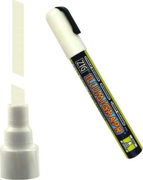 Marker wodny Illumigraph biały do cenówek kredowych