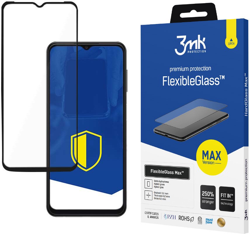 SAMSUNG GALAXY A13 4G - 3MK FLEXIBLEGLASS MAX BLACK