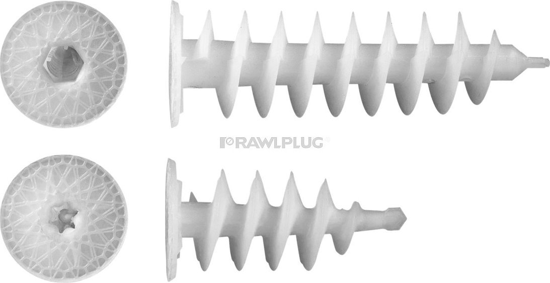 Rawlplug Kołek spiralny do styropianu 80 mm
