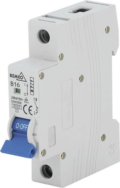 Bemko Wyłącznik nadprądowy 1P C 10A A00-S7-1P-C10