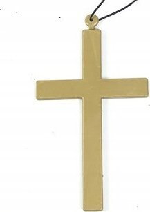 Korbi PLASTIKOWY KRZYŻ HALLOWEEN KSIĄDZ ŚMIERĆ